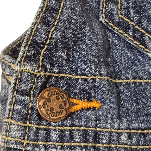 Oshkosh Bgosh Denim Overalls 18 Months Boys Vestbak Adjustable Straps Cotton Cla - Picture 7 of 8